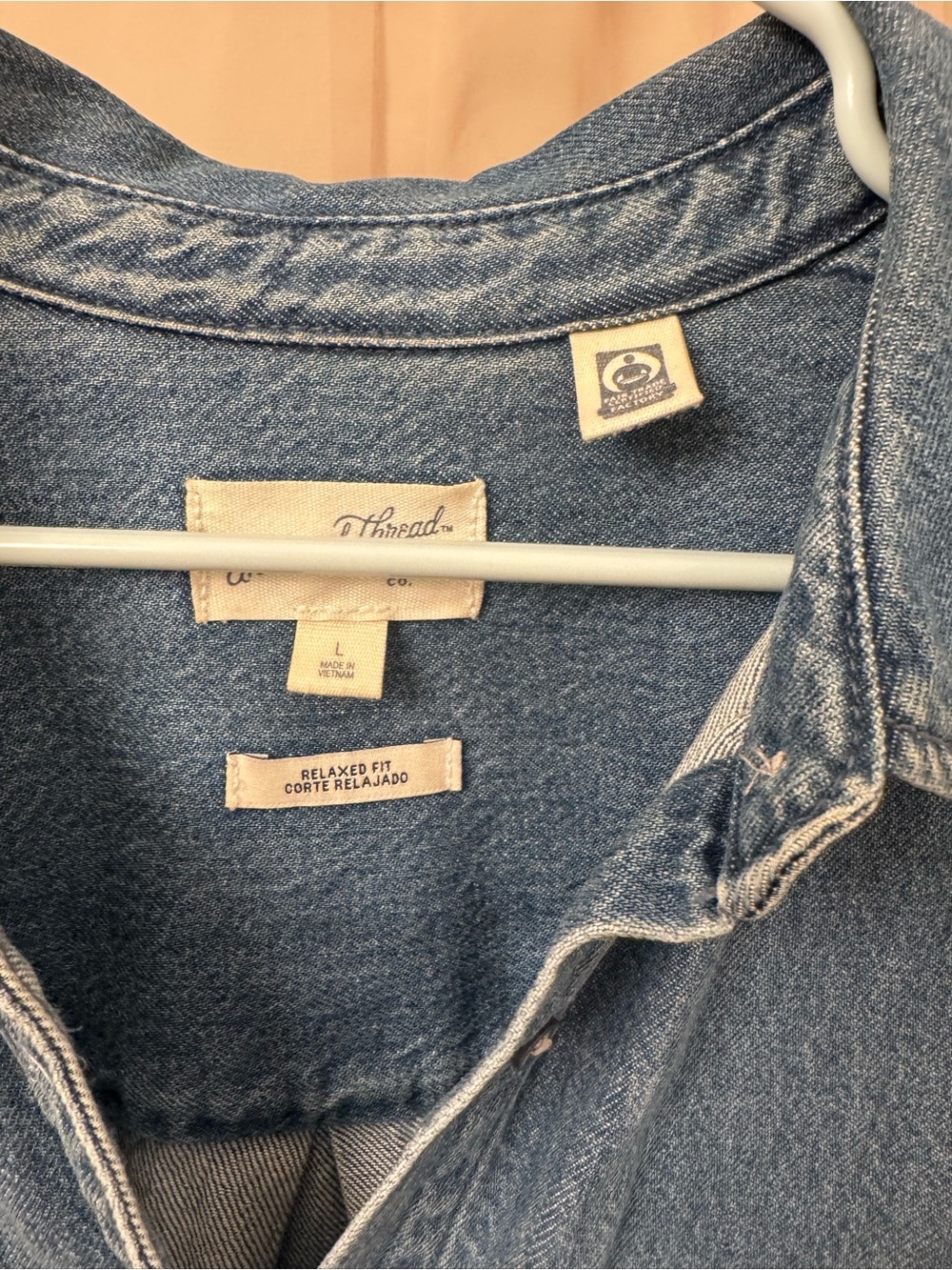 Universal Thread Denim Shirt - Picture 2 of 3